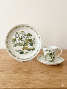 🌿 Vintage Figgjo “Market” by Turi Design — Made in Norway